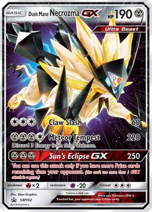 Dusk Mane Necrozma GX - SM102 - SM102/null [SM Promos] Holofoil