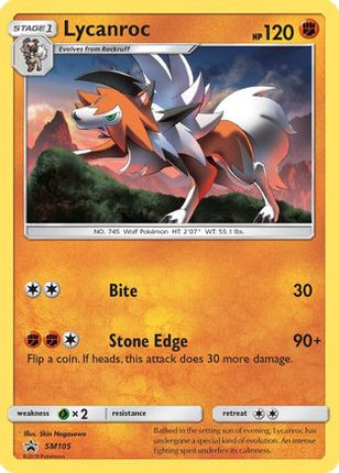 Lycanroc - SM105 - null/null [SM Promos] Holofoil