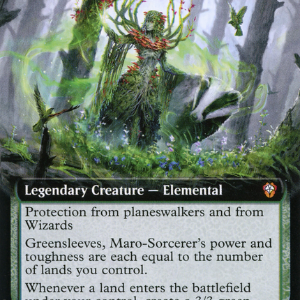 Greensleeves, Maro-Sorcerer (Extended Art) [Dominaria United Commander]