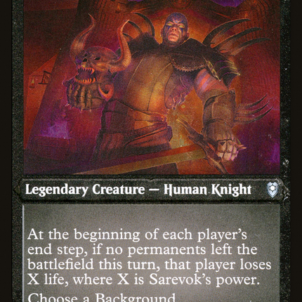 Sarevok, Deathbringer [Commander Legends: Battle for Baldur's Gate] Etched Foil