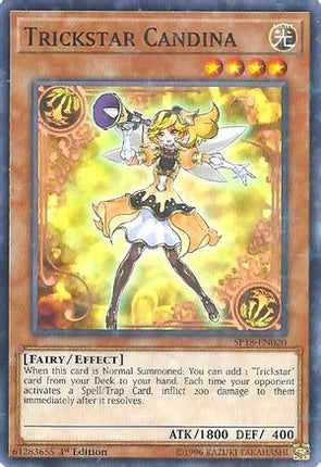 Trickstar Candina (Starfoil) (Starfoil Rare) [SP18-EN020] 1st Edition