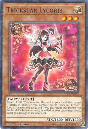 Trickstar Lycoris (Starfoil) (Starfoil Rare) [SP18-EN022] 1st Edition
