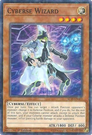 Cyberse Wizard (Starfoil) (Starfoil Rare) [SP18-EN003] 1st Edition