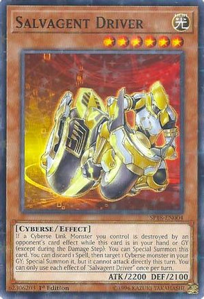Salvagent Driver (Starfoil) (Starfoil Rare) [SP18-EN004] 1st Edition