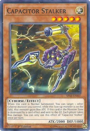 Capacitor Stalker (Common / Short Print) [SP18-EN007] 1st Edition