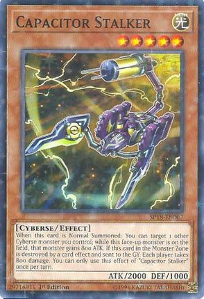 Capacitor Stalker (Starfoil) (Starfoil Rare) [SP18-EN007] 1st Edition