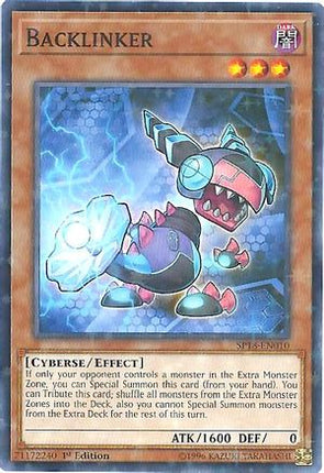 Backlinker (Starfoil) (Starfoil Rare) [SP18-EN010] 1st Edition