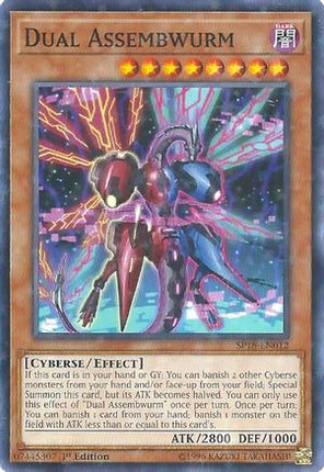 Dual Assembwurm (Starfoil) (Starfoil Rare) [SP18-EN012] 1st Edition