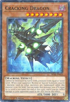 Cracking Dragon (Starfoil) (Starfoil Rare) [SP18-EN014] 1st Edition