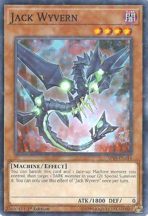 Jack Wyvern (Starfoil) (Starfoil Rare) [SP18-EN016] 1st Edition