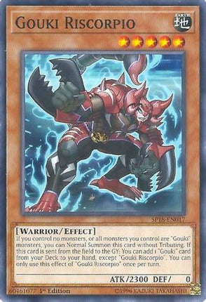 Gouki Riscorpio (Common / Short Print) [SP18-EN017] 1st Edition