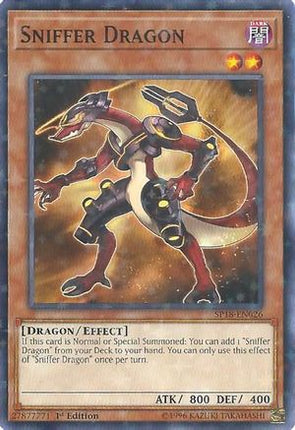 Sniffer Dragon (Starfoil) (Starfoil Rare) [SP18-EN026] 1st Edition