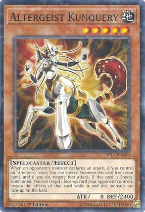 Altergeist Kunquery (Starfoil) (Starfoil Rare) [SP18-EN029] 1st Edition