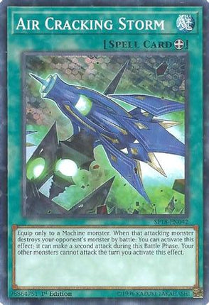 Air Cracking Storm (Starfoil) (Starfoil Rare) [SP18-EN042] 1st Edition
