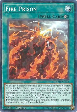 Fire Prison (Starfoil) (Starfoil Rare) [SP18-EN043] 1st Edition