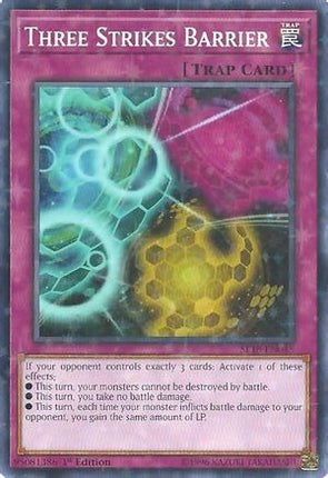 Three Strikes Barrier (Starfoil) (Starfoil Rare) [SP18-EN045] 1st Edition