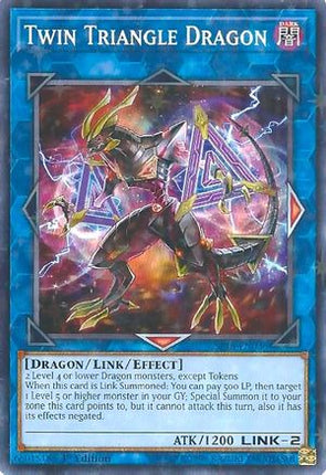 Twin Triangle Dragon (Starfoil) (Starfoil Rare) [SP18-EN036] 1st Edition