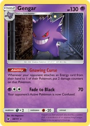 Gengar - 38/111 (Prerelease Kit Exclusive) [Deck Exclusives]