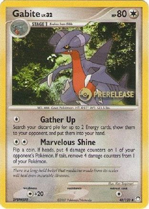 Gabite - 48/124 (Prerelease) [Diamond and Pearl Promos]