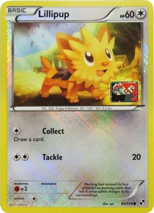 Lillipup - 81/114 (League Promo) [League & Championship Cards] Reverse Holofoil