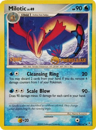 Milotic - 70/147 (Prerelease) [Staff] [Nintendo Promos]