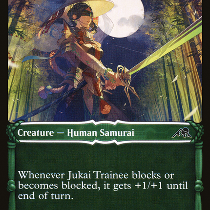 Jukai Trainee (Showcase) [Kamigawa: Neon Dynasty]