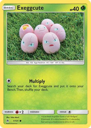 Exeggcute - 1/131 [SM - Forbidden Light] Reverse Holofoil