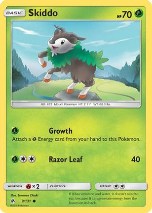 Skiddo - 9/131 [SM - Forbidden Light]