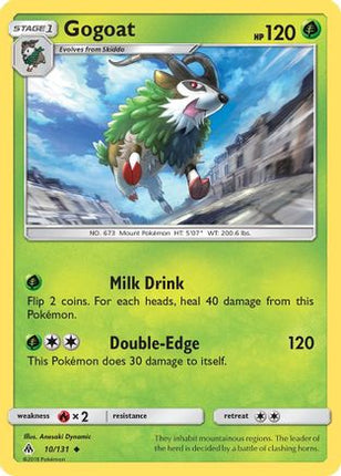 Gogoat - 10/131 [SM - Forbidden Light] Reverse Holofoil