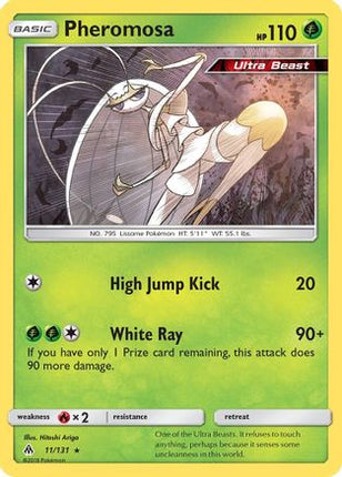 Pheromosa - 11/131 [SM - Forbidden Light] Reverse Holofoil