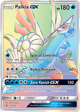 Palkia GX (Secret) - 132/131 [SM - Forbidden Light] Holofoil