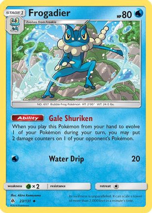 Frogadier - 23/131 [SM - Forbidden Light] Reverse Holofoil