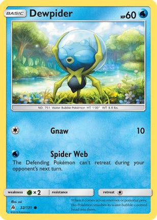Dewpider - 32/131 [SM - Forbidden Light] Reverse Holofoil