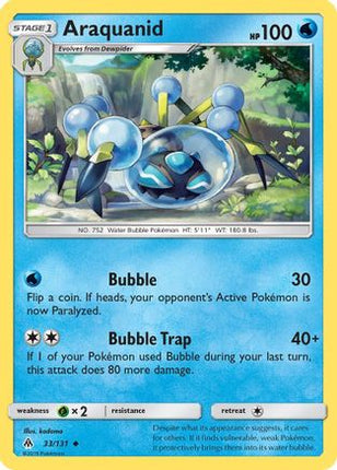 Araquanid - 33/131 [SM - Forbidden Light] Reverse Holofoil