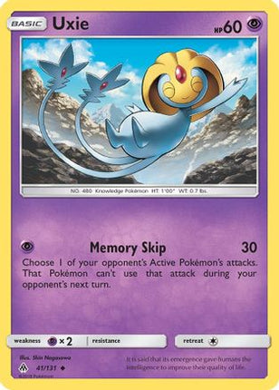 Uxie - 41/131 [SM - Forbidden Light] Reverse Holofoil
