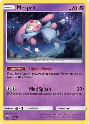 Mesprit - 42/131 [SM - Forbidden Light] Reverse Holofoil