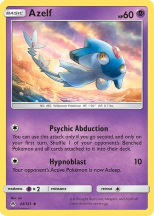 Azelf - 43/131 [SM - Forbidden Light] Reverse Holofoil