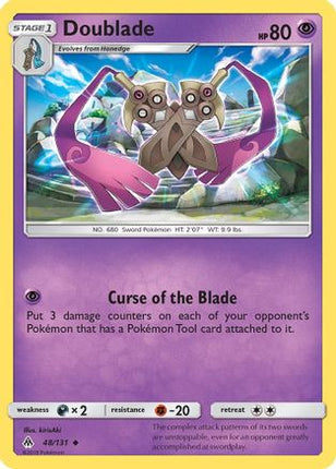 Doublade - 48/131 [SM - Forbidden Light] Reverse Holofoil