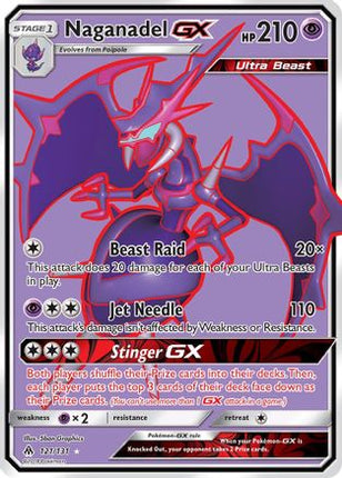 Naganadel GX (Full Art) - 121/131 [SM - Forbidden Light] Holofoil