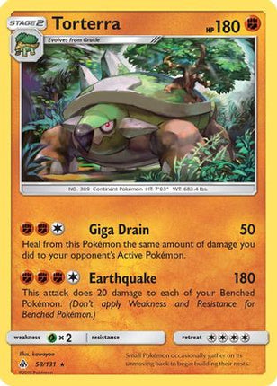 Torterra - 58/131 [SM - Forbidden Light] Reverse Holofoil