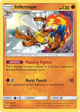 Infernape - 59/131 [SM - Forbidden Light] Reverse Holofoil
