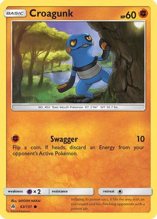 Croagunk - 63/131 [SM - Forbidden Light]