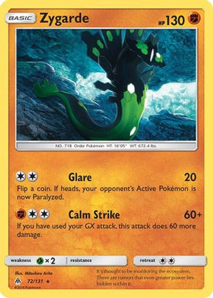 Zygarde (72) - 72/131 [SM - Forbidden Light] Reverse Holofoil