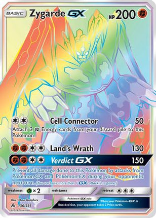 Zygarde GX (Secret) - 136/131 [SM - Forbidden Light] Holofoil