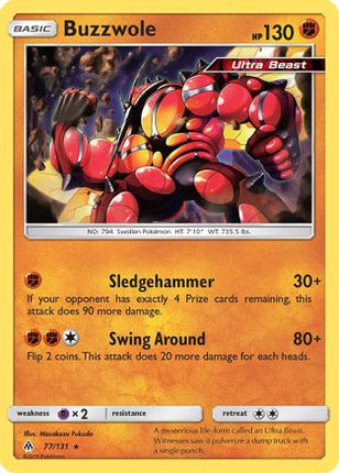 Buzzwole - 77/131 [SM - Forbidden Light] Reverse Holofoil