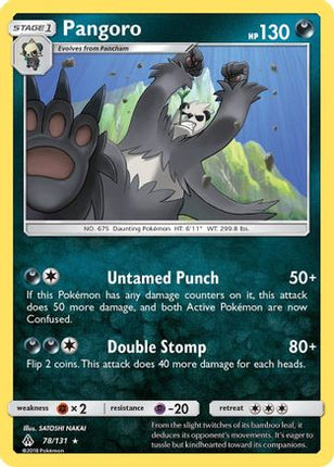 Pangoro - 78/131 [SM - Forbidden Light]
