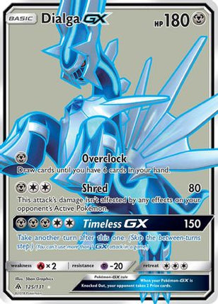 Dialga GX (Full Art) - 125/131 [SM - Forbidden Light] Holofoil