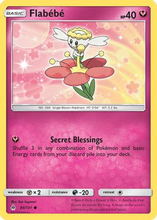 Flabebe (84) - 84/131 [SM - Forbidden Light] Reverse Holofoil