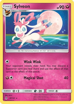 Sylveon - 87/131 [SM - Forbidden Light] Reverse Holofoil