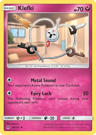 Klefki - 89/131 [SM - Forbidden Light] Reverse Holofoil